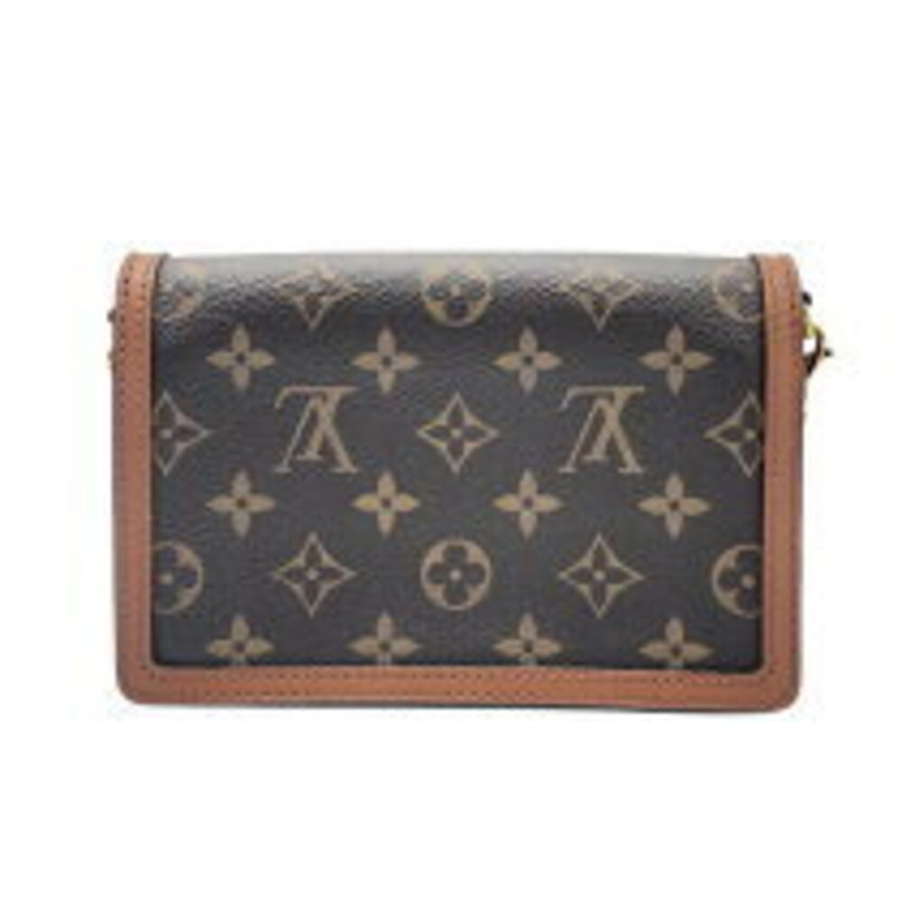Louis Vuitton Monogram Bag Shoulder Reverse Dauphine Portefeuille